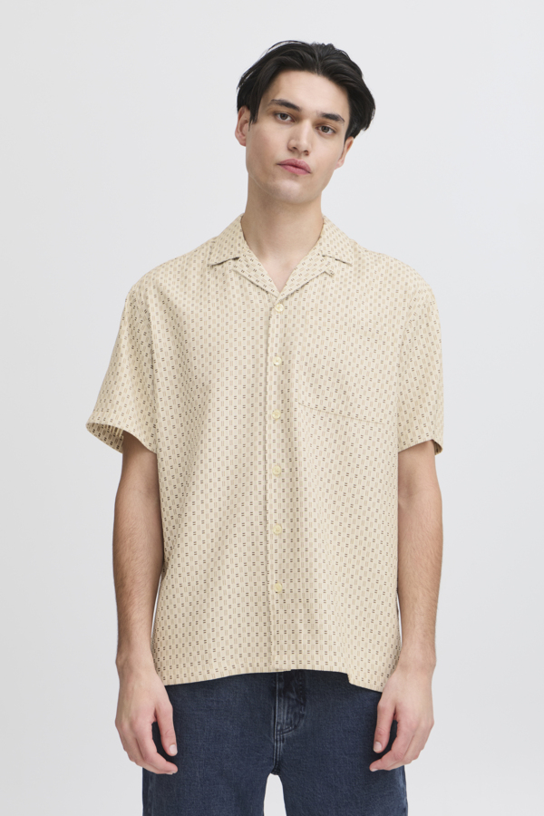 Casual friday blouse motief creme
